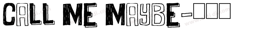 Call me maybe字体转换